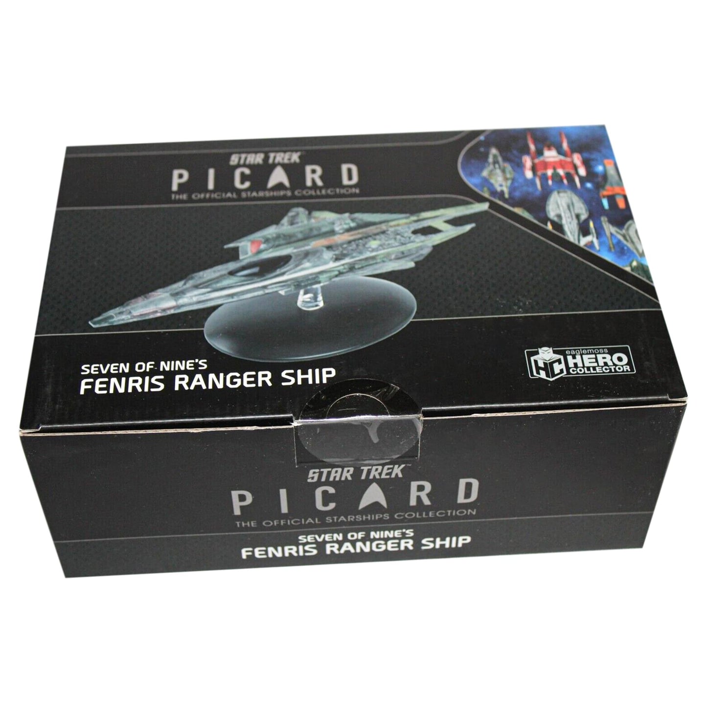 Collector box packaging for the Star Trek Picard Eaglemoss ship replica