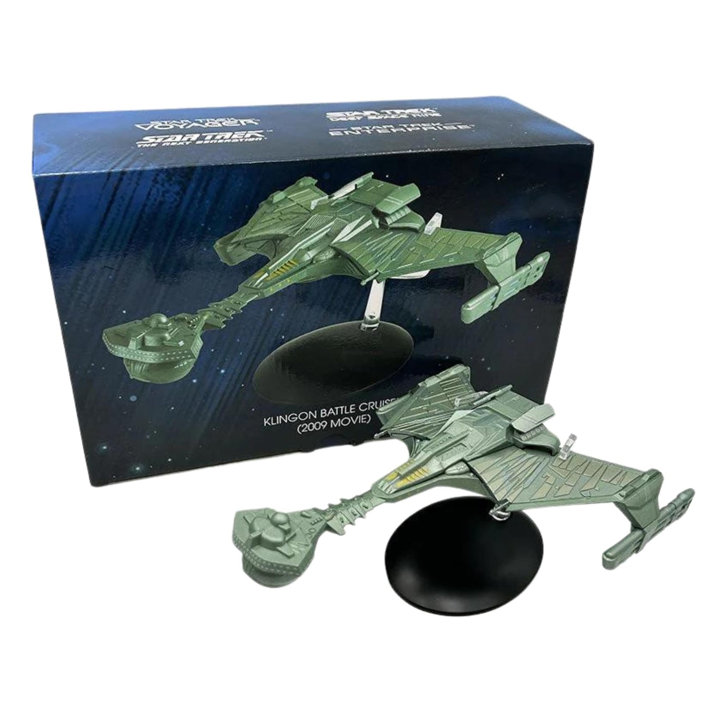 Close-up detail shot of the Klingon vessel's bridge section and weapon emplacements