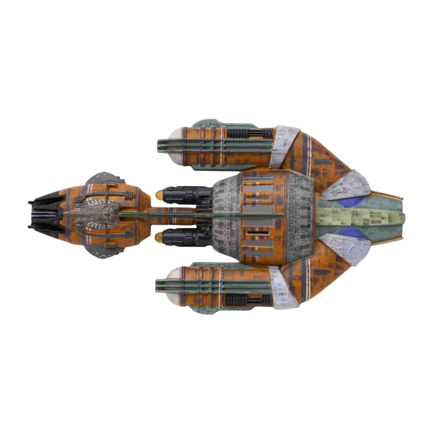Packaging box view for the Eaglemoss Star Trek Krenim Warship collectible model