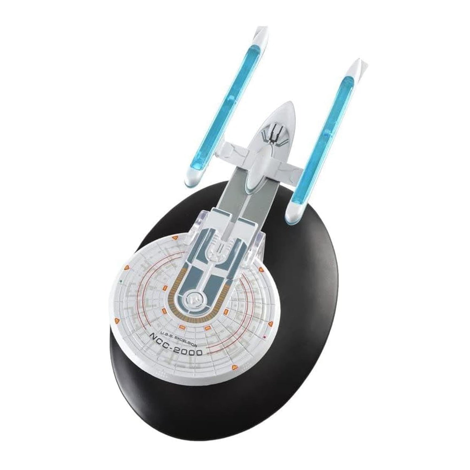 Aft view displaying the warp engines and deflector array details