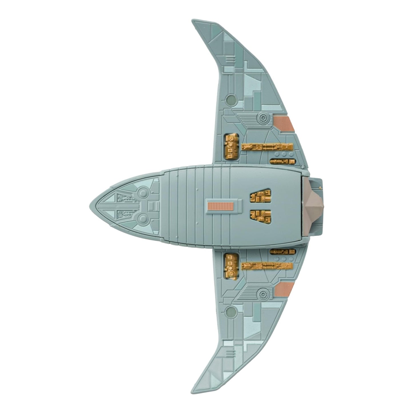 Detailed close-up of the command section and bridge area on the Bajoran transport