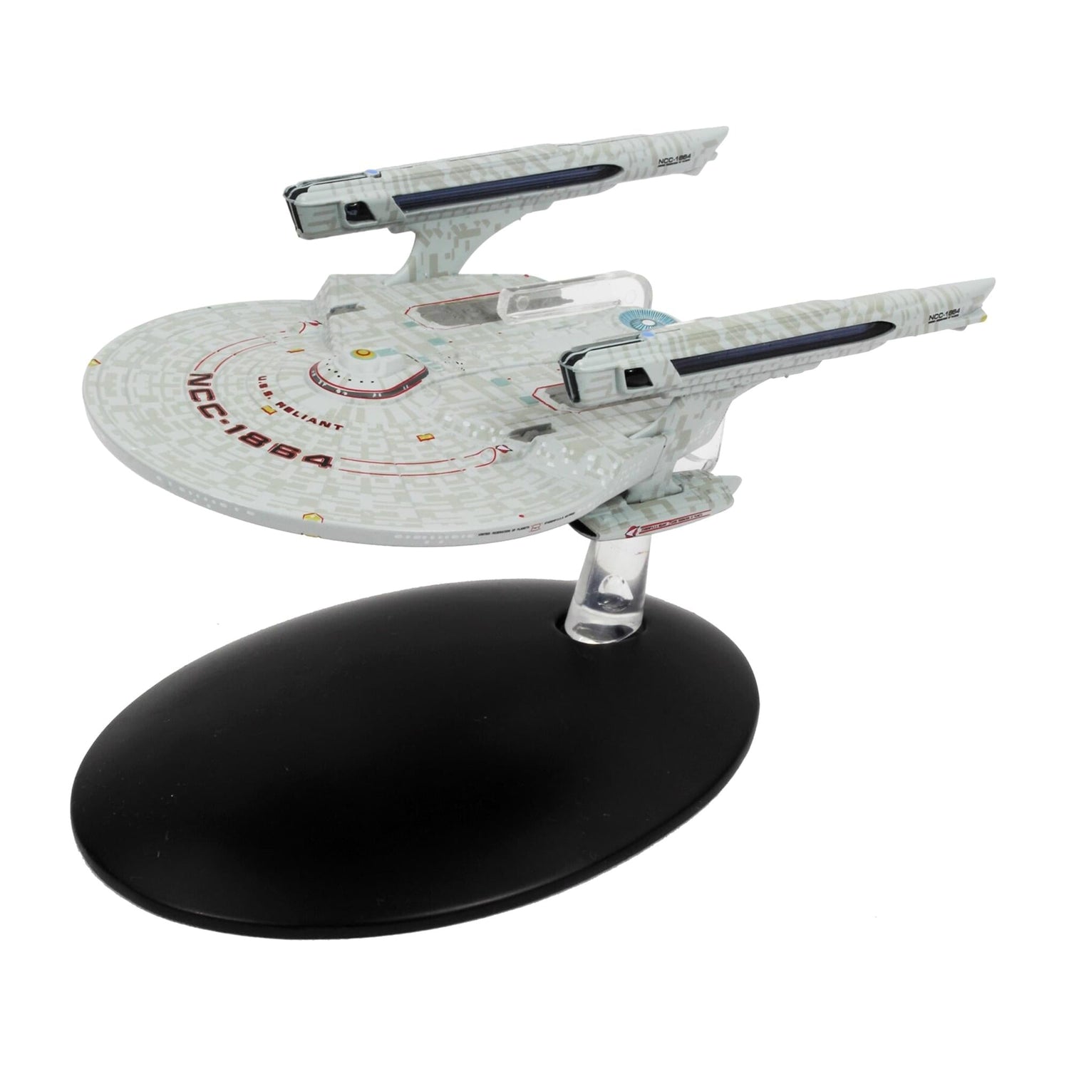 Star Trek U.S.S. Reliant concept starship replica viewed from a three-quarter angle