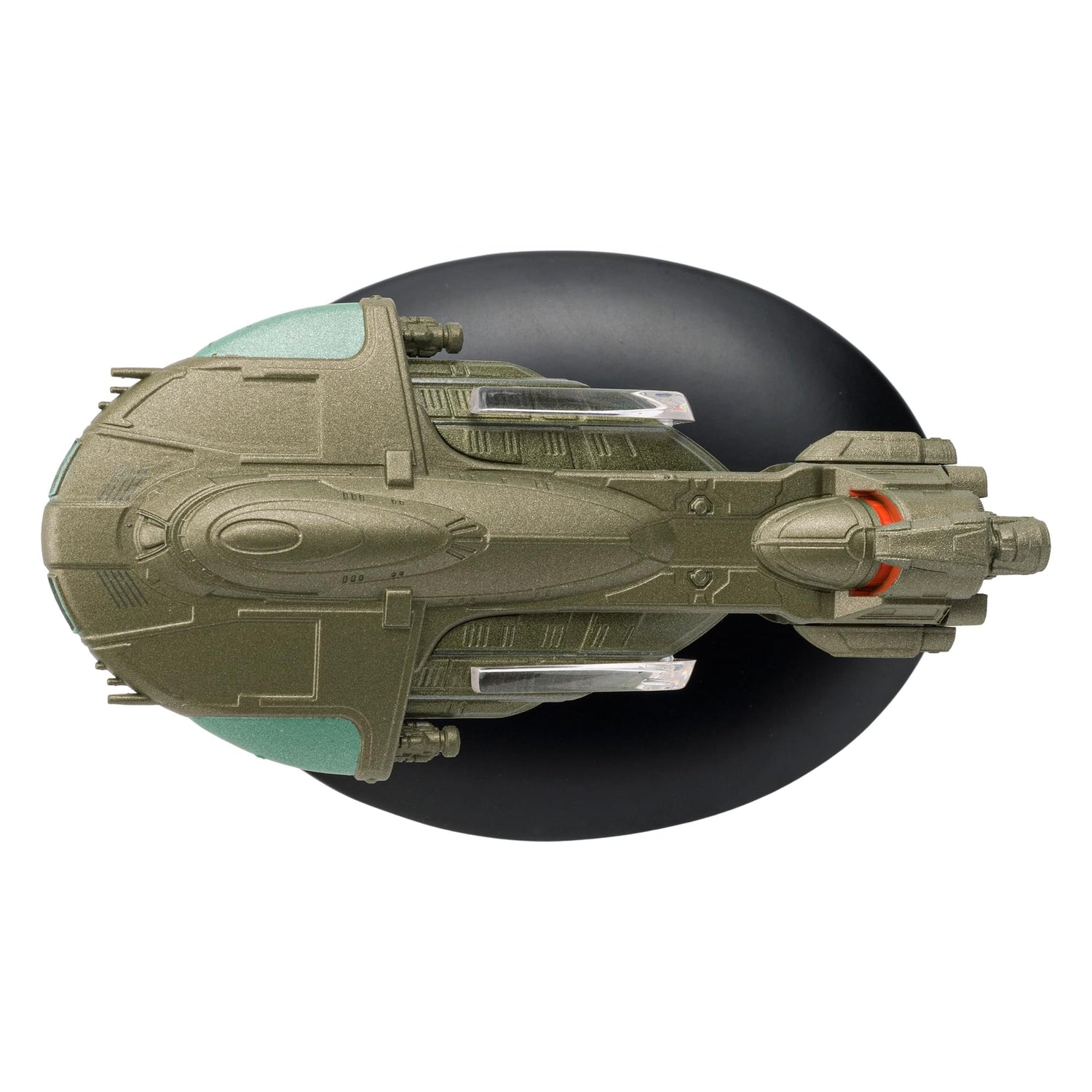 Port profile view showcasing the distinct warp nacelles and saucer configuration