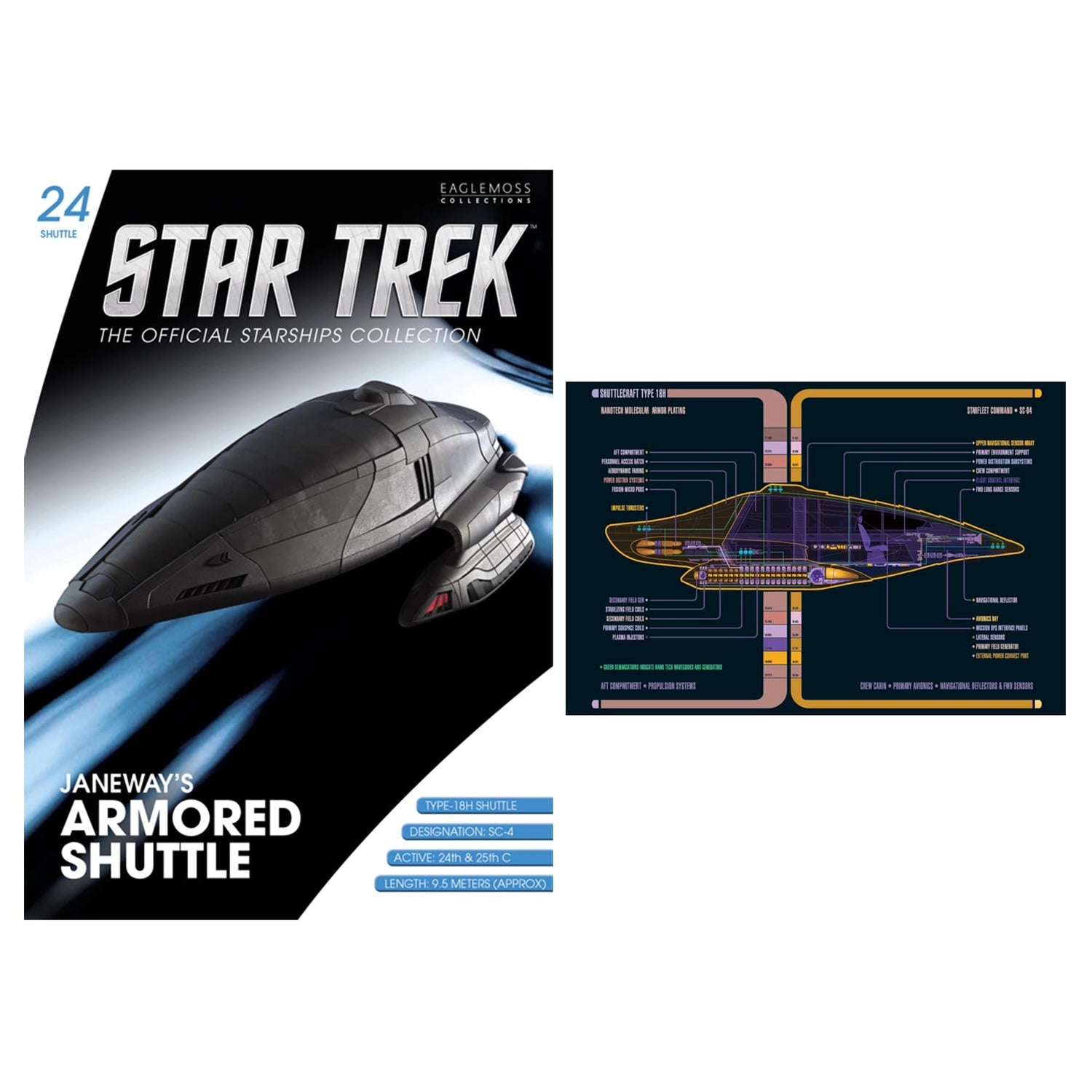 Detailed close-up of hull registry numbers on the third Star Trek model