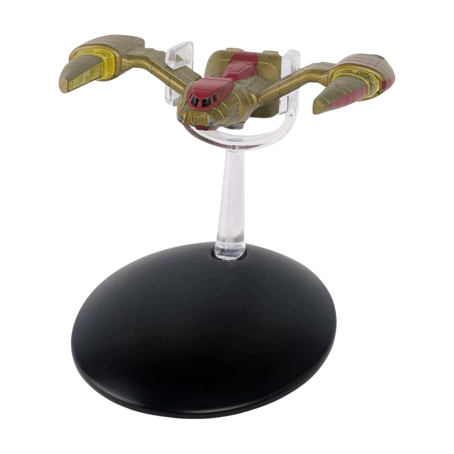 Rear view of the starship replica highlighting the engine nacelles and intricate propulsion thrusters