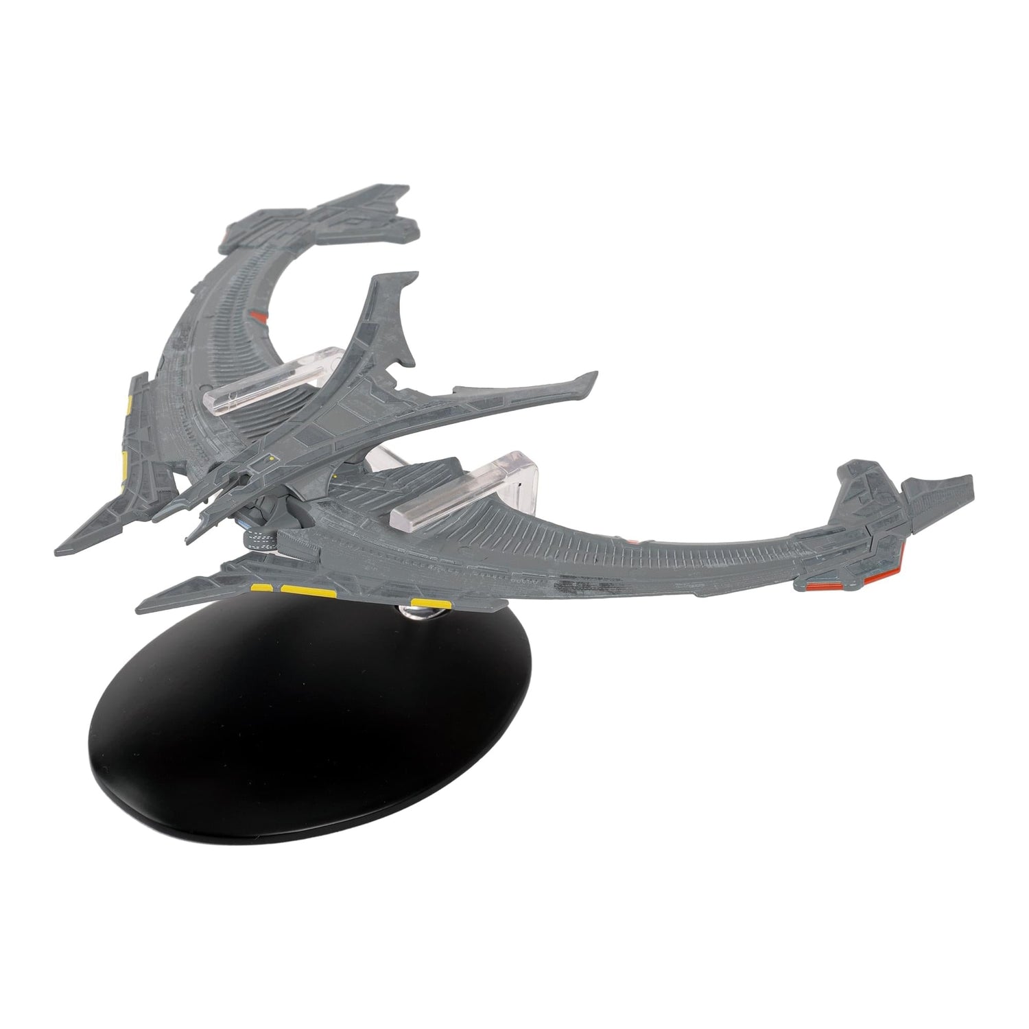 Rear view of the Son'a Battleship model displaying its propulsion engines and stern configuration