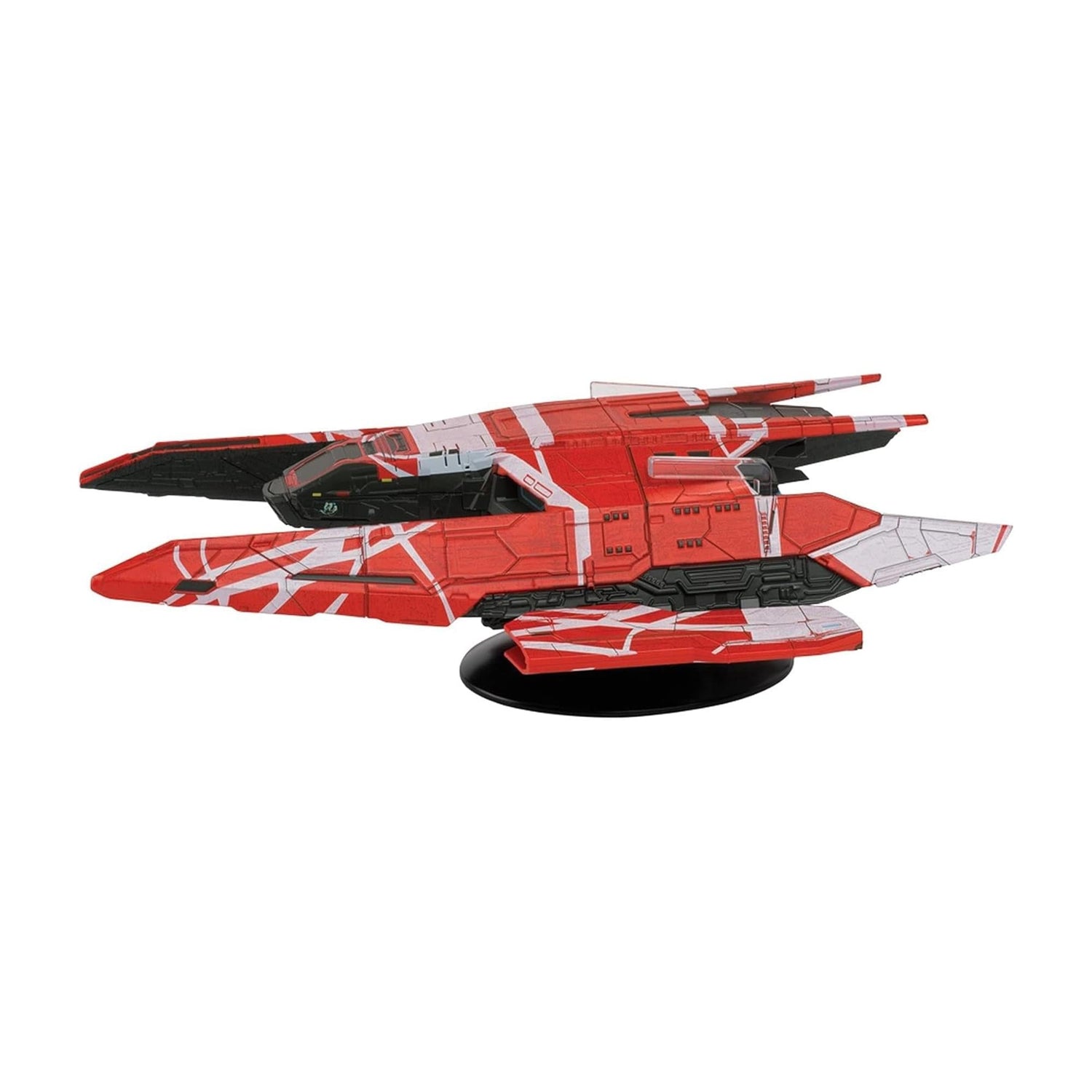 Rear view of the La Sirena model showing warp nacelles and impulse engine details