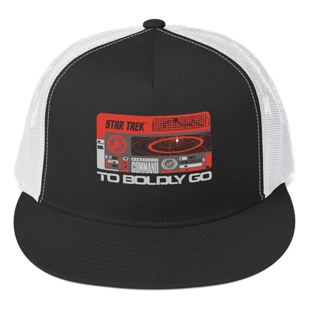 Star Trek To Boldly Go Trucker Hat