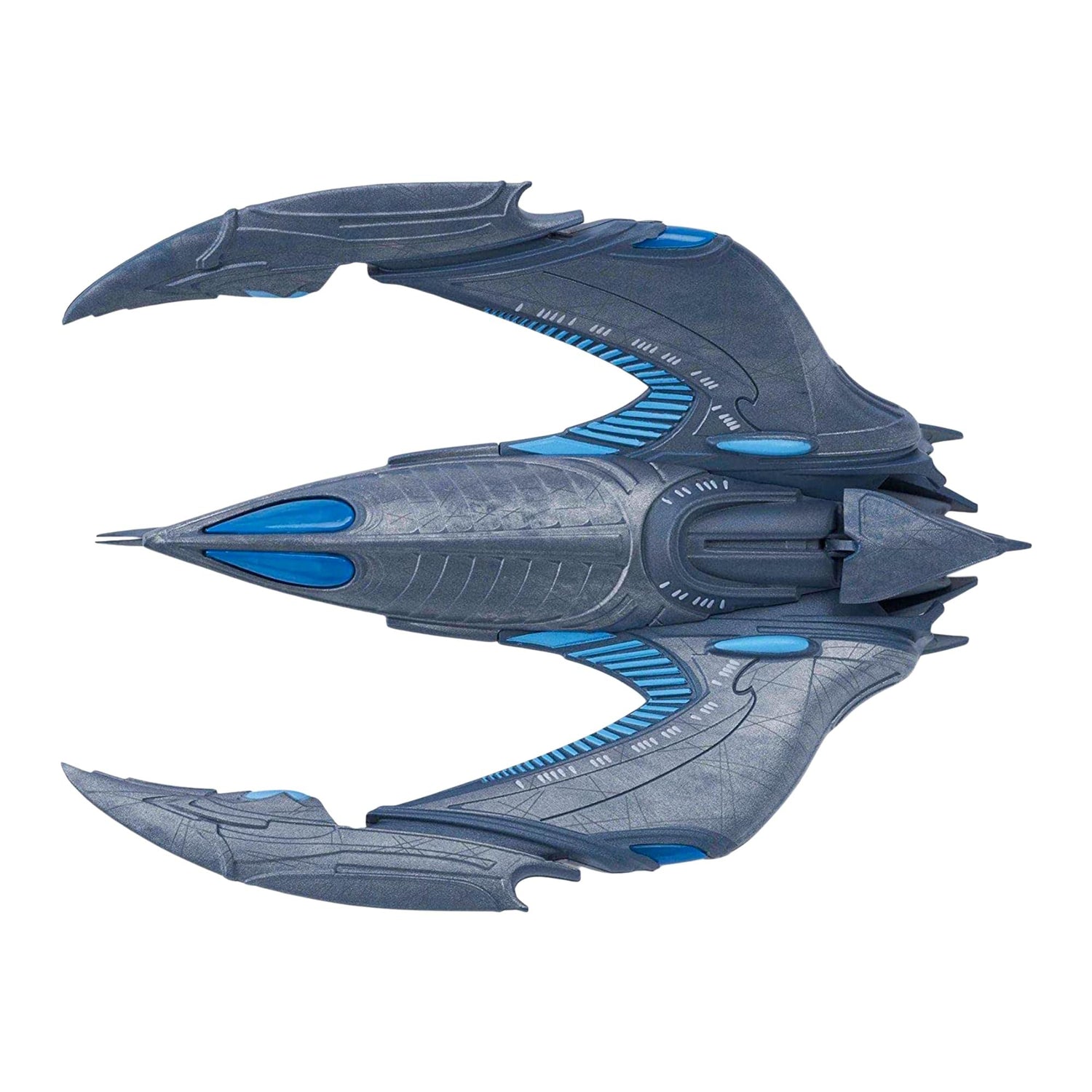 Packaging box art and presentation layout for the Eaglemoss Star Trek Xindi Insectoid ship
