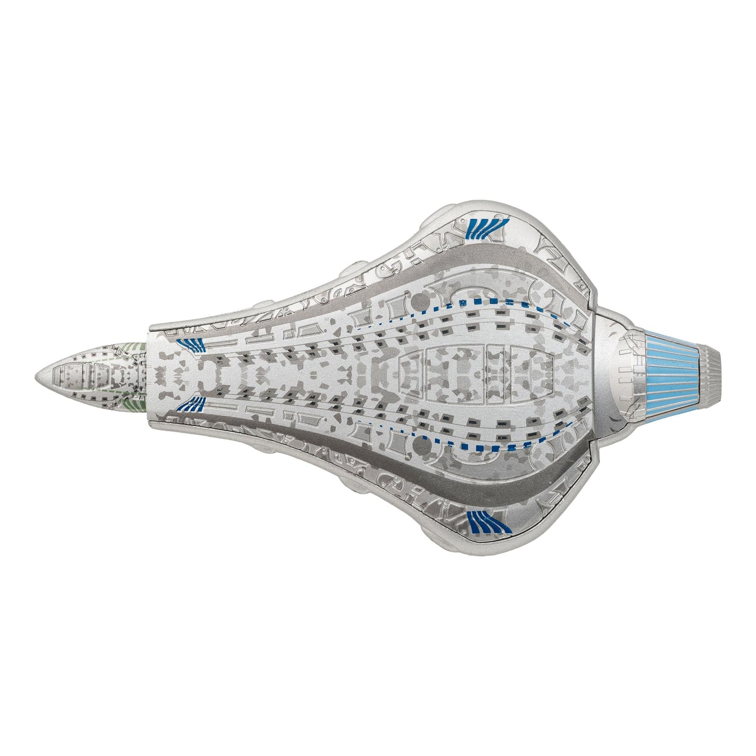 Close-up of the collector packaging box for the Star Trek Voth City Ship replica