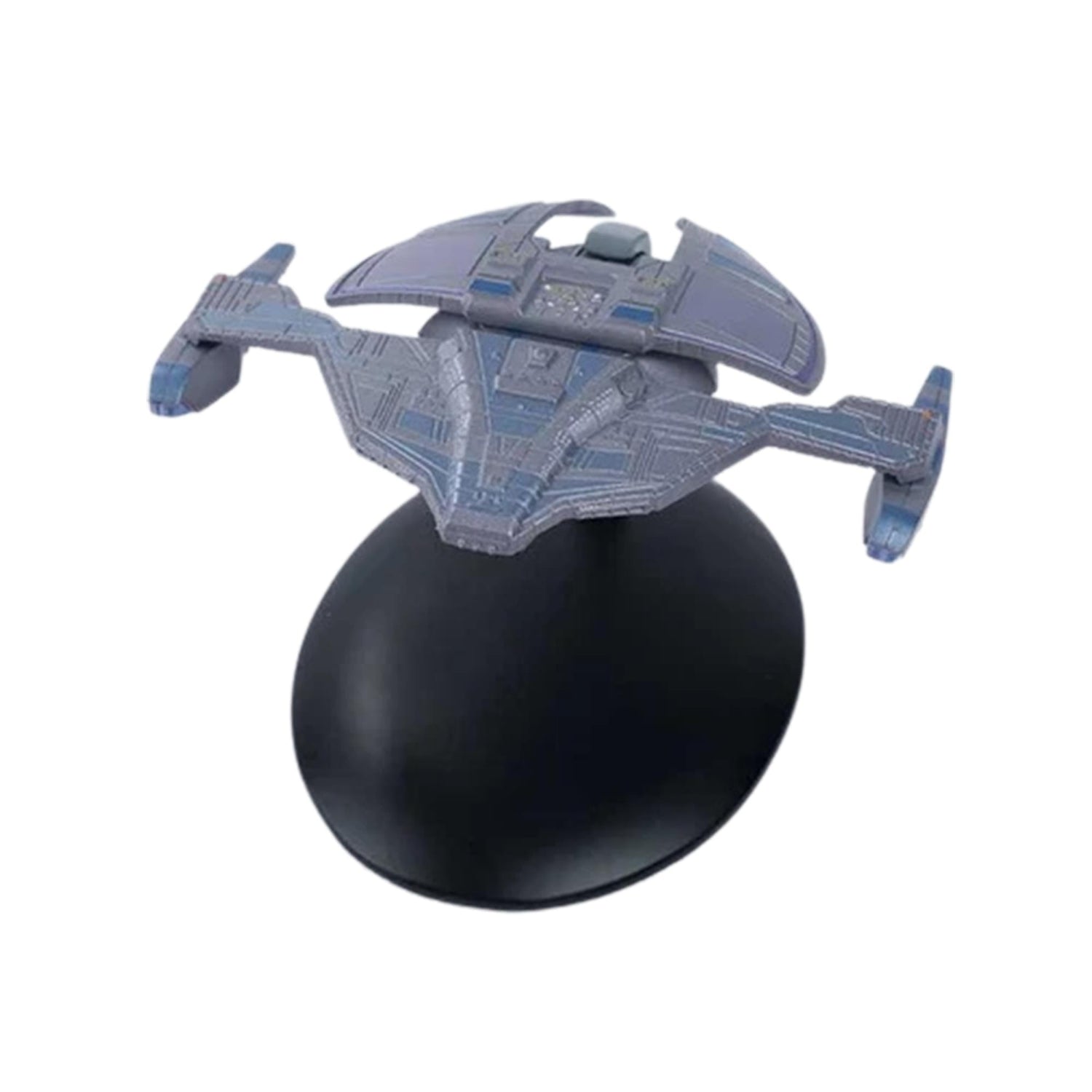 Close-up detail shot of the forward hull and weapon emplacements on the Jem'Hadar attack ship