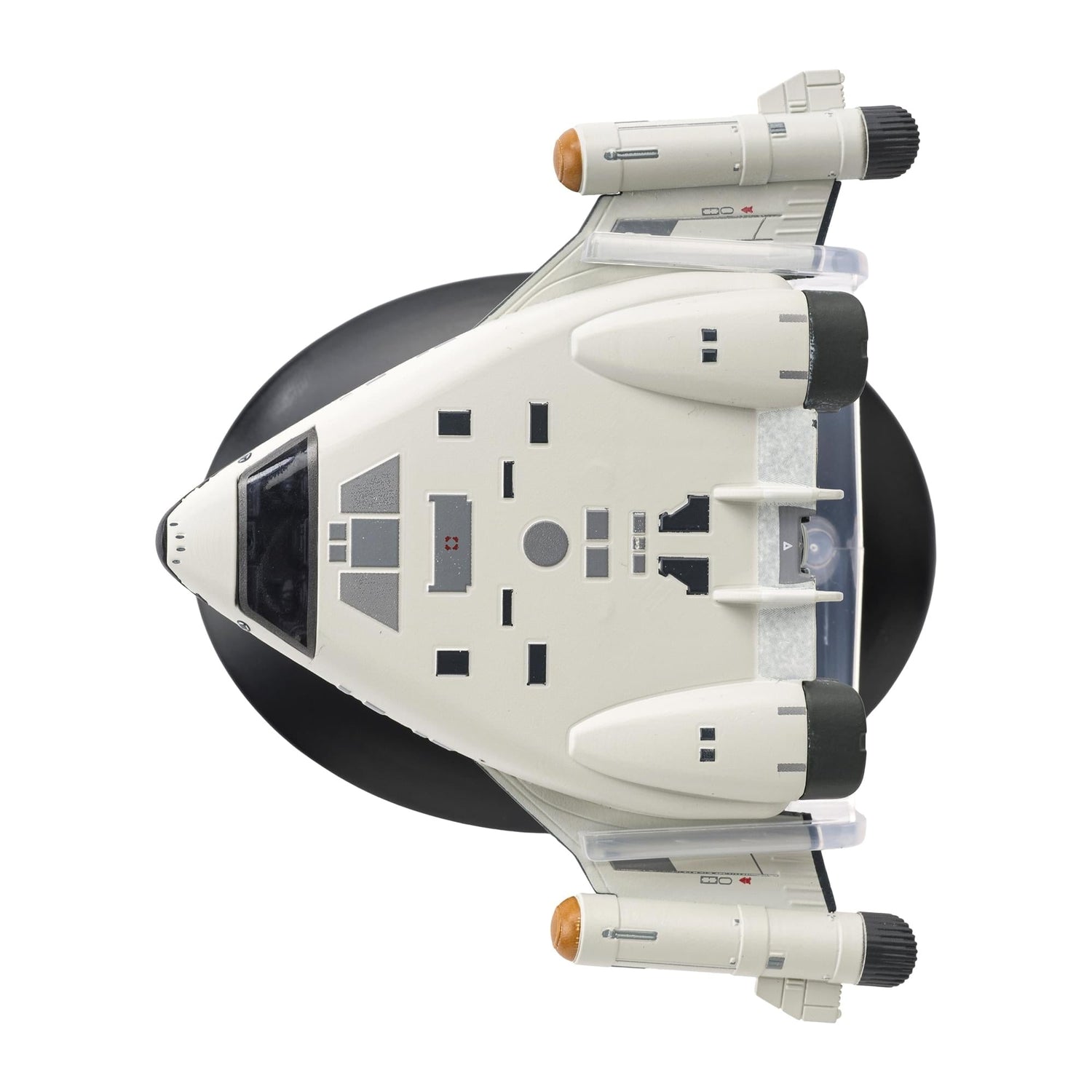 Packaging and boxed presentation of the Star Trek collector starship model