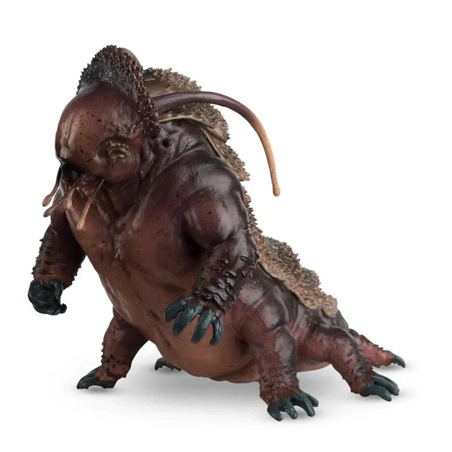 Side profile of the Eaglemoss Tardigrade model showcasing its multi-legged posture and scale