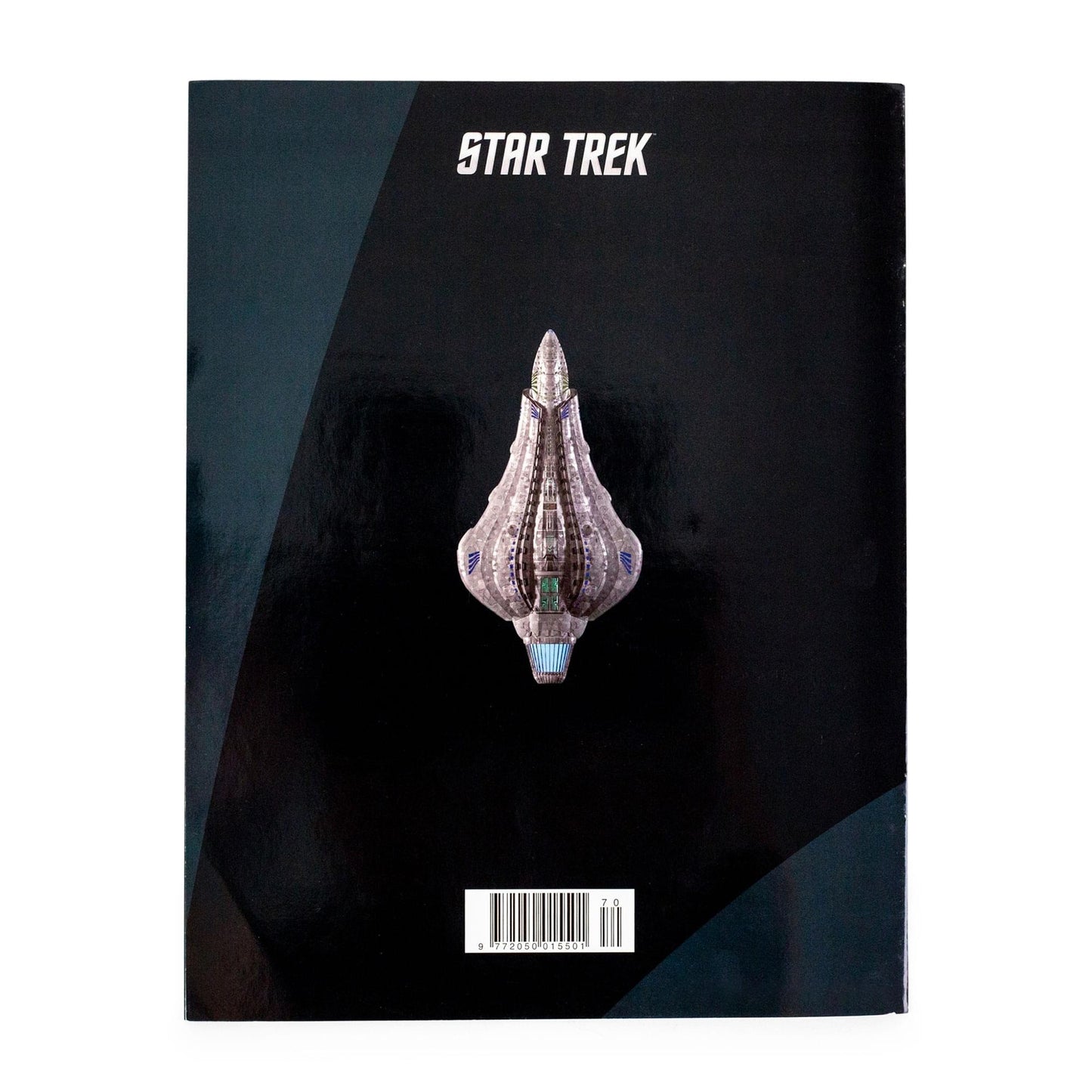 Back cover of the Star Trek magazine featuring collection branding and publisher details