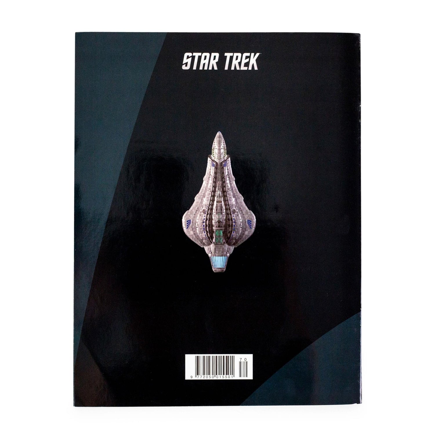 Back cover of the Star Trek magazine featuring collection branding and publisher details