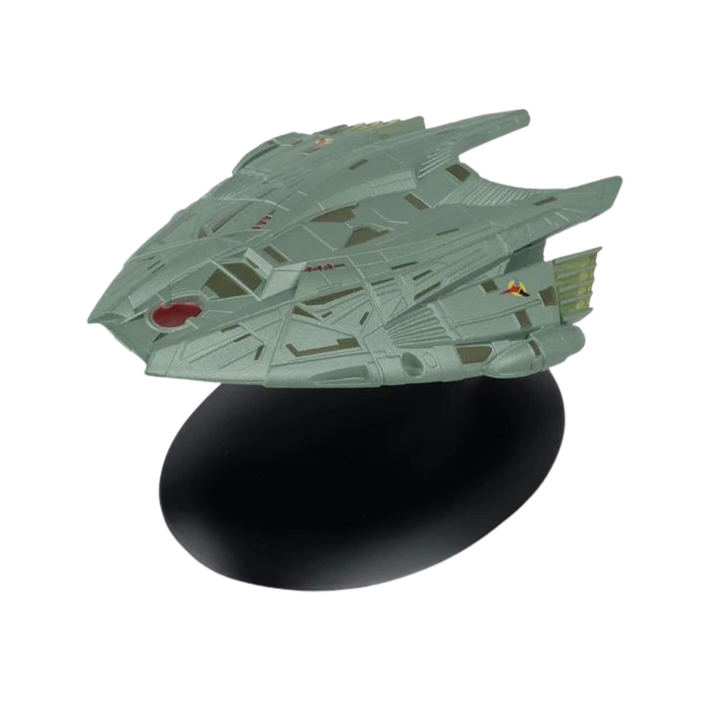 Top-down view of the Klingon Transport model, displaying the distinct swept-back wing design and paneling details
