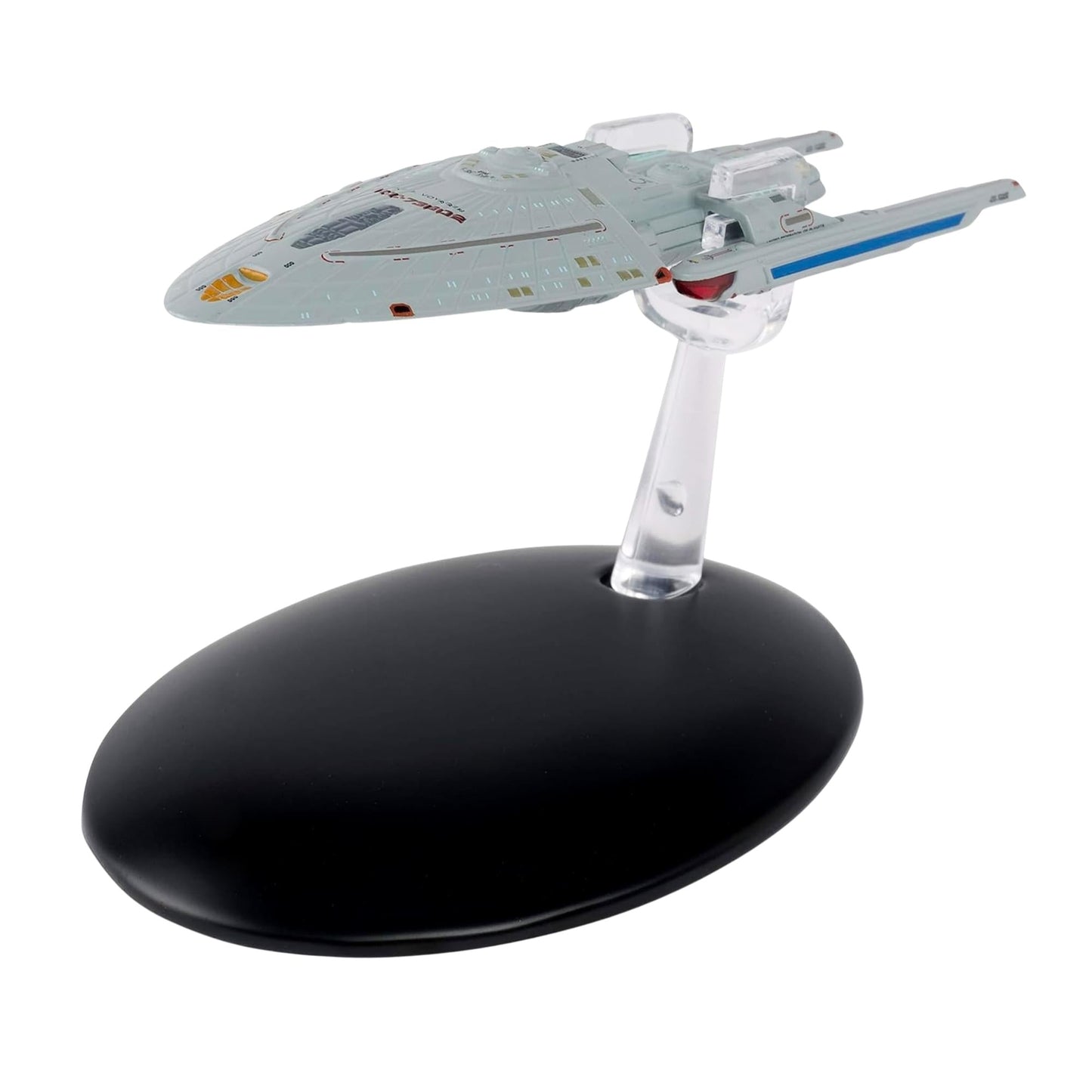 Rear view displaying the impulse engine housing and detailed warp nacelle assemblies