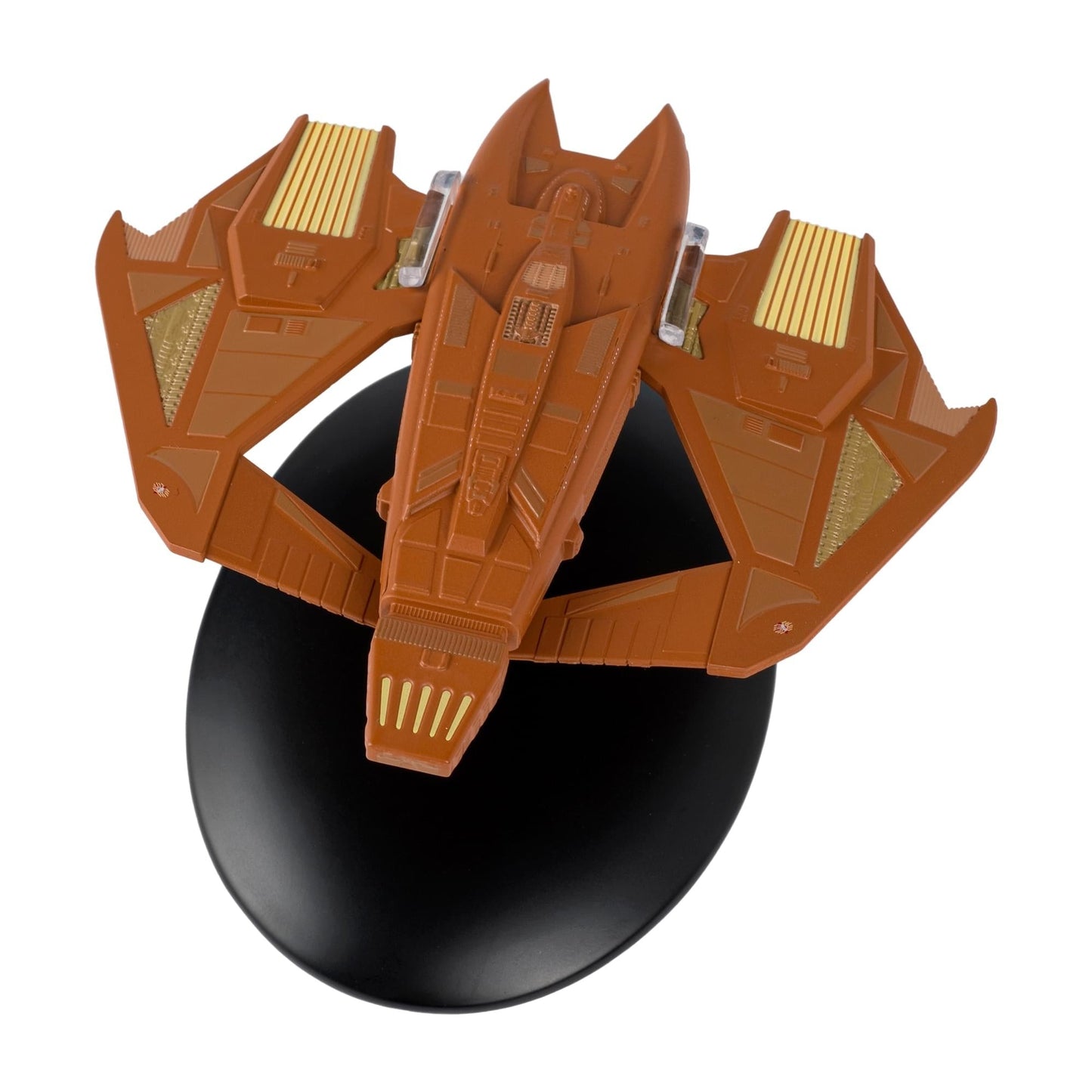Front profile of the Vidiian Warship model displaying its distinct command architecture