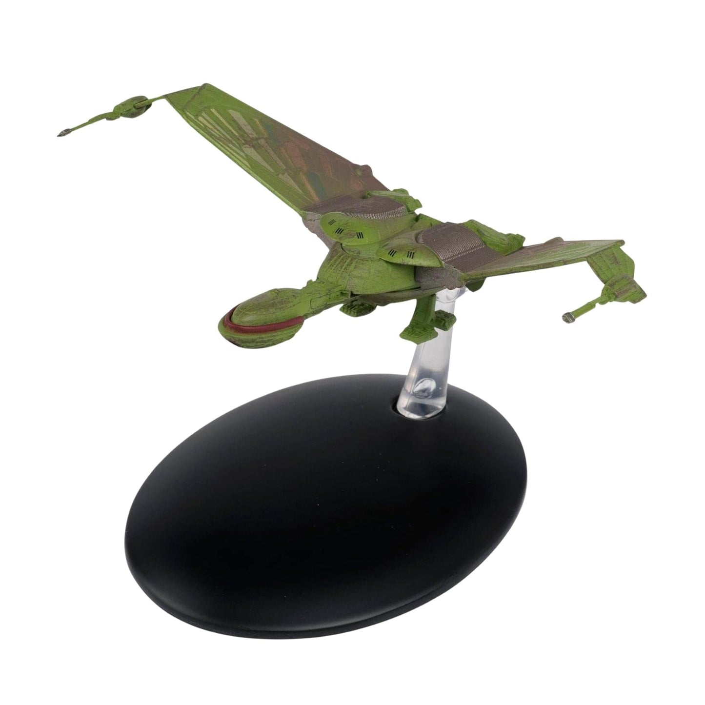 Top-down view of the starship model displaying the intricate hull plating and hand-painted markings