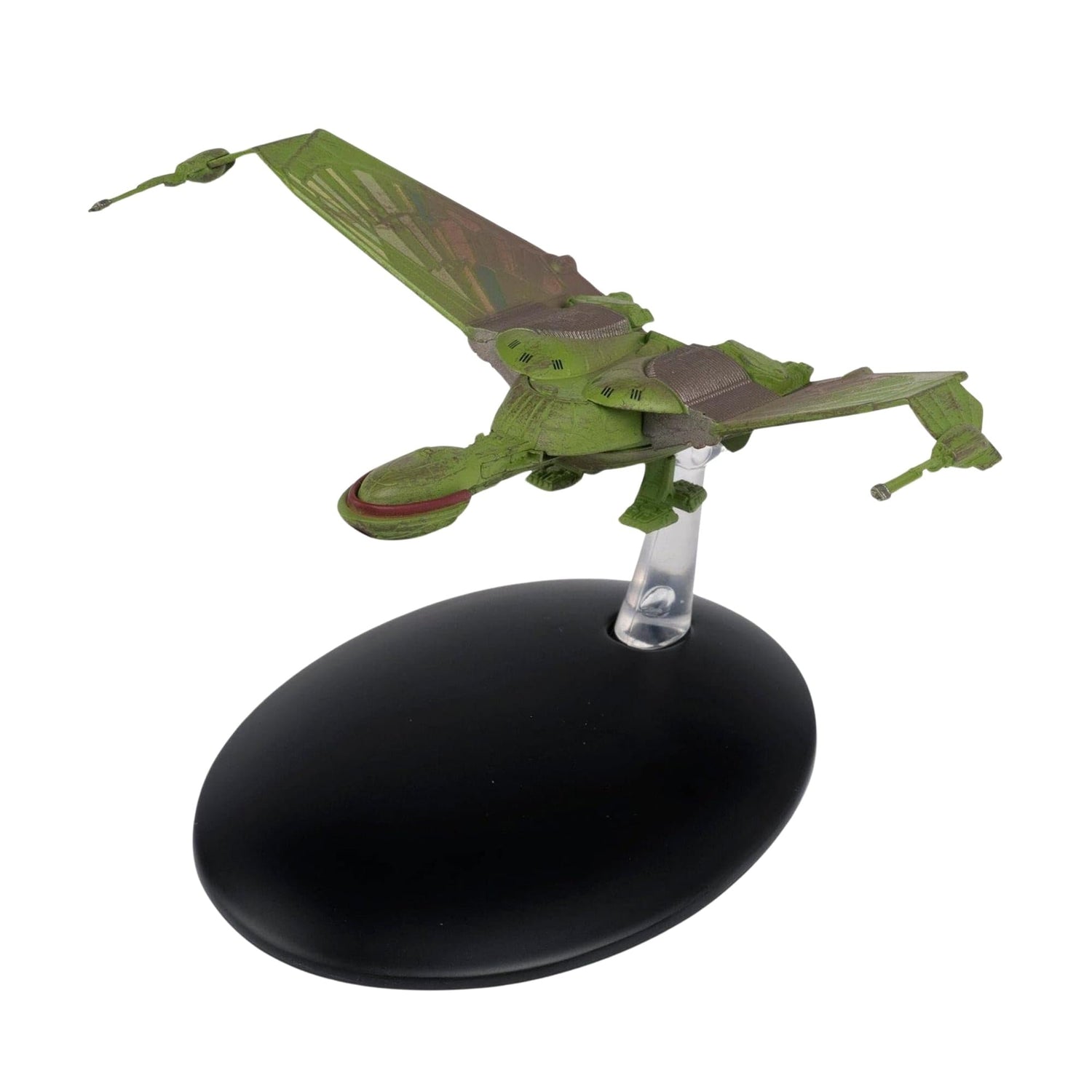 Top-down view of the starship model displaying the intricate hull plating and hand-painted markings