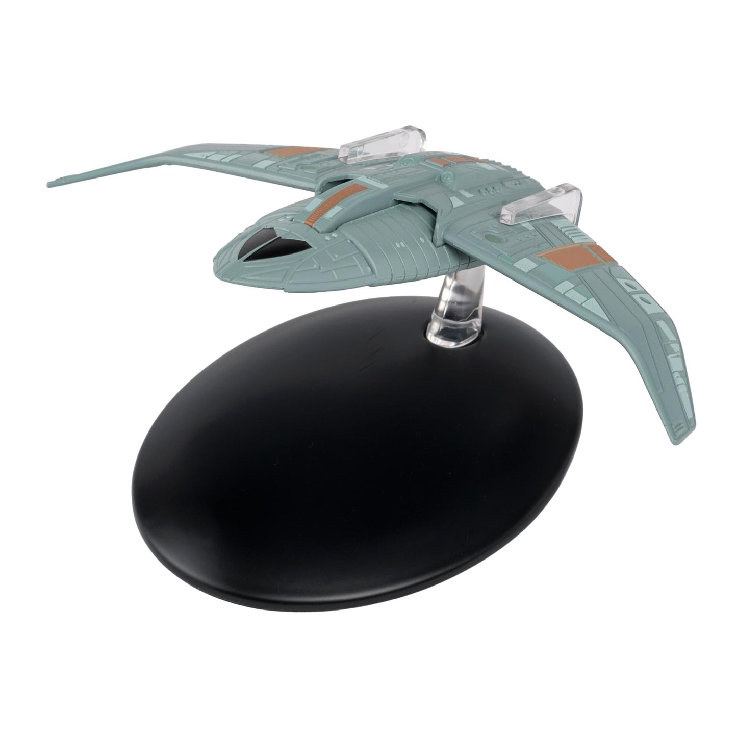 Star Trek Bajoran Troop Transport starship replica viewed from the front quarter angle