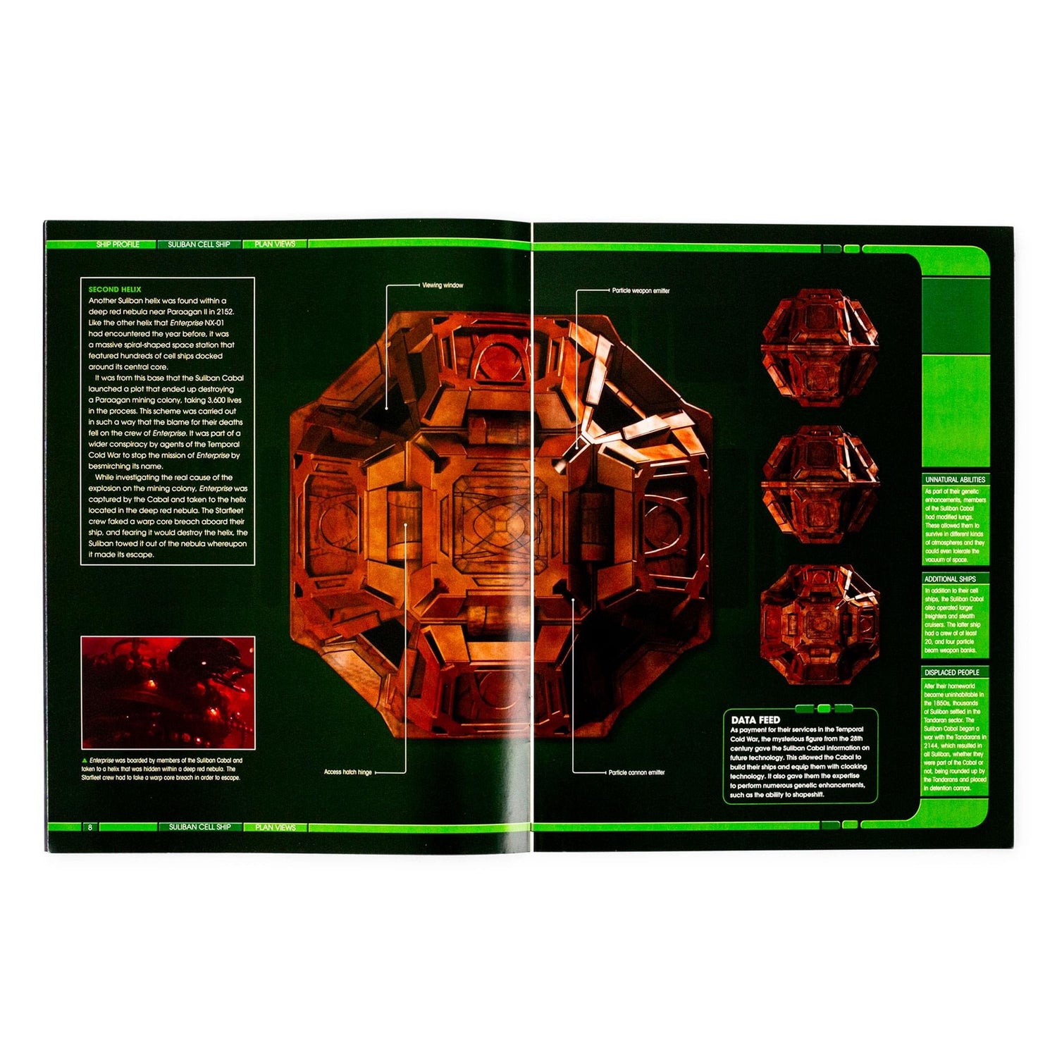 Back cover of the Star Trek collector magazine showing publication details and barcode