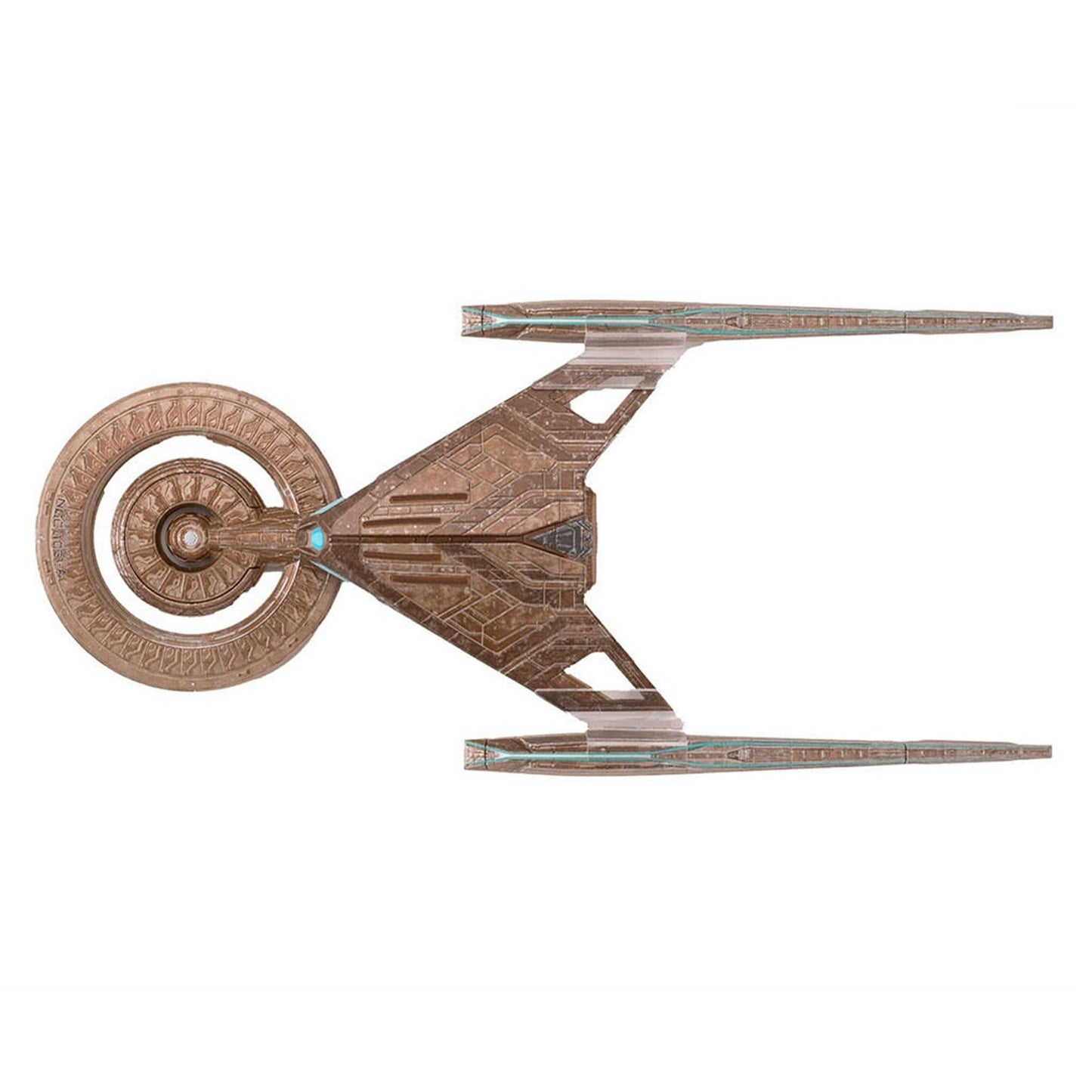 Packaging box for the Eaglemoss Star Trek Discovery ship replica with official branding