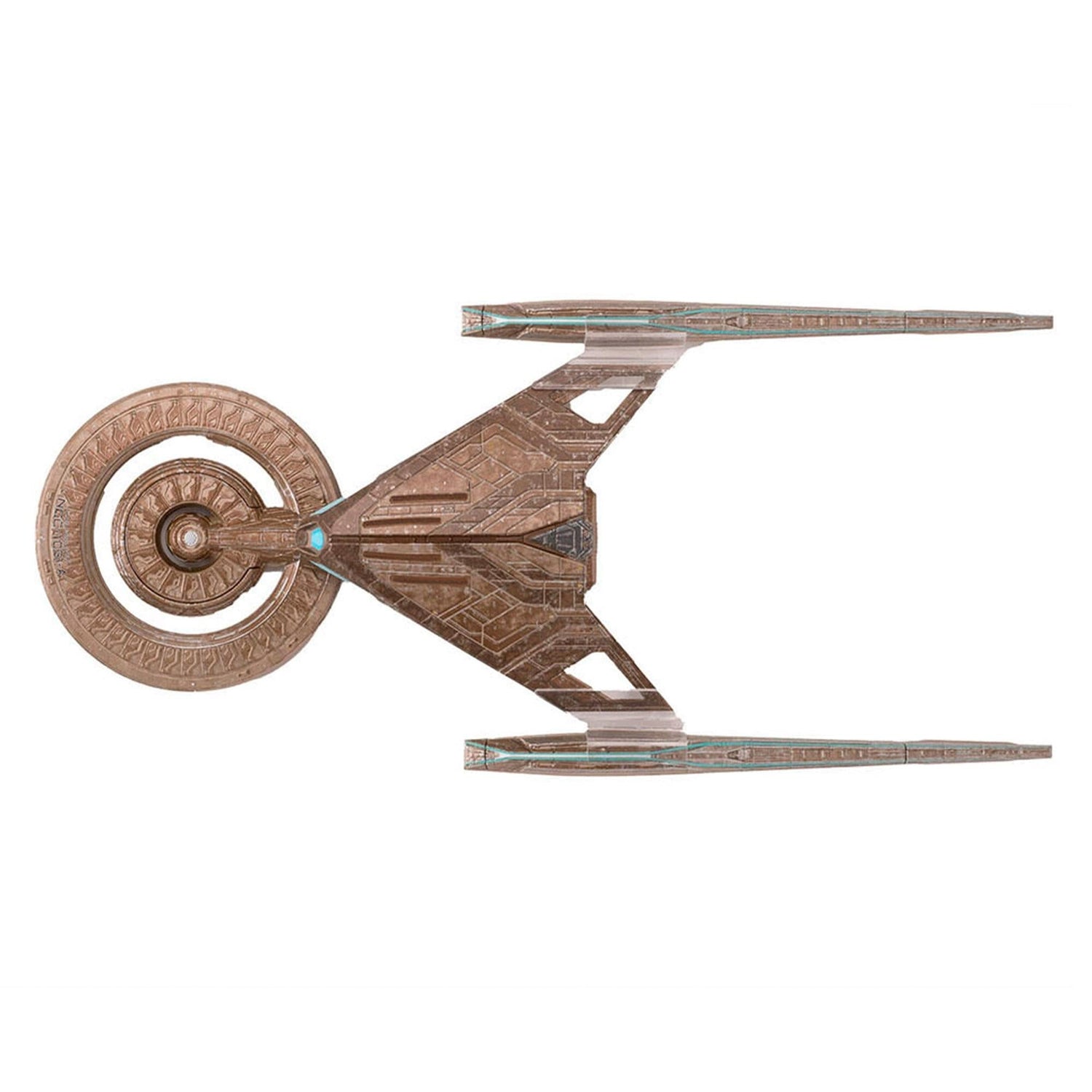 Packaging box for the Eaglemoss Star Trek Discovery ship replica with official branding