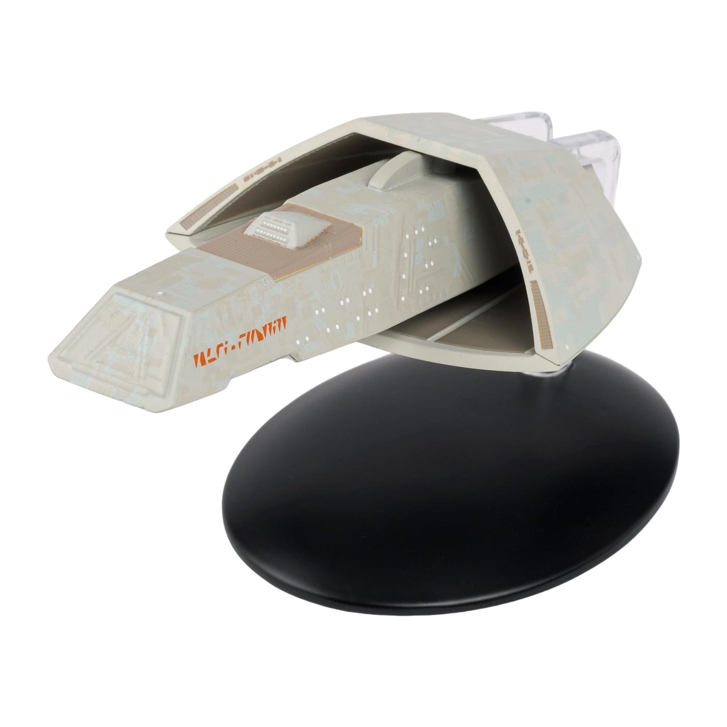 Top-down view of the Vulcan Apollo model highlighting the symmetry and intricate paneling of the spacecraft