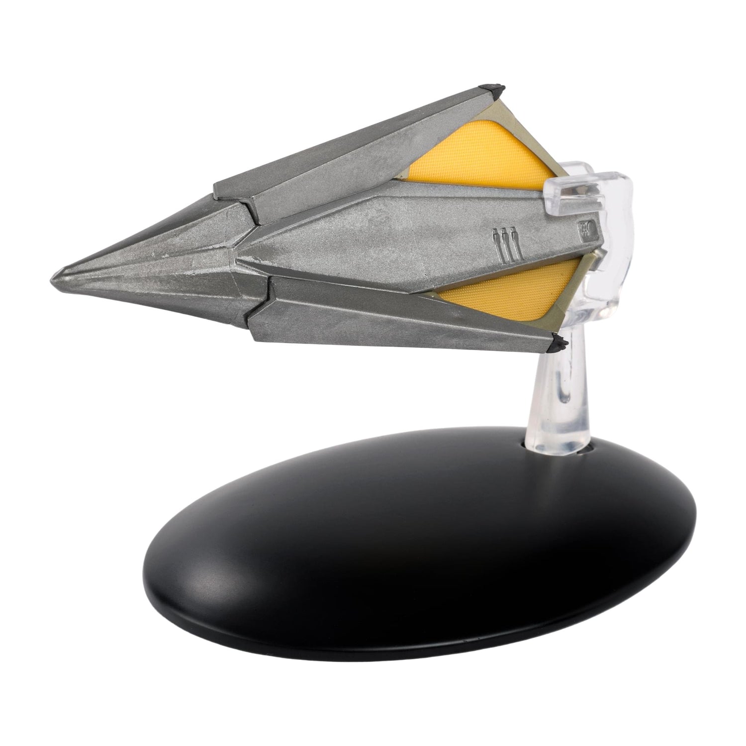 Front angle view of the Star Trek Tholian Webspinner die-cast starship model