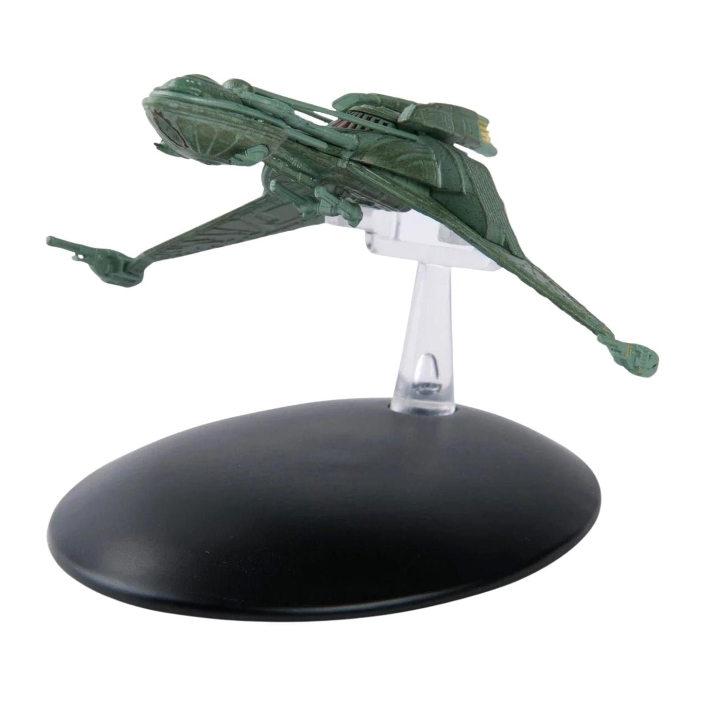 Rear view showing the engine nacelles and aft hull structure of the Klingon warship