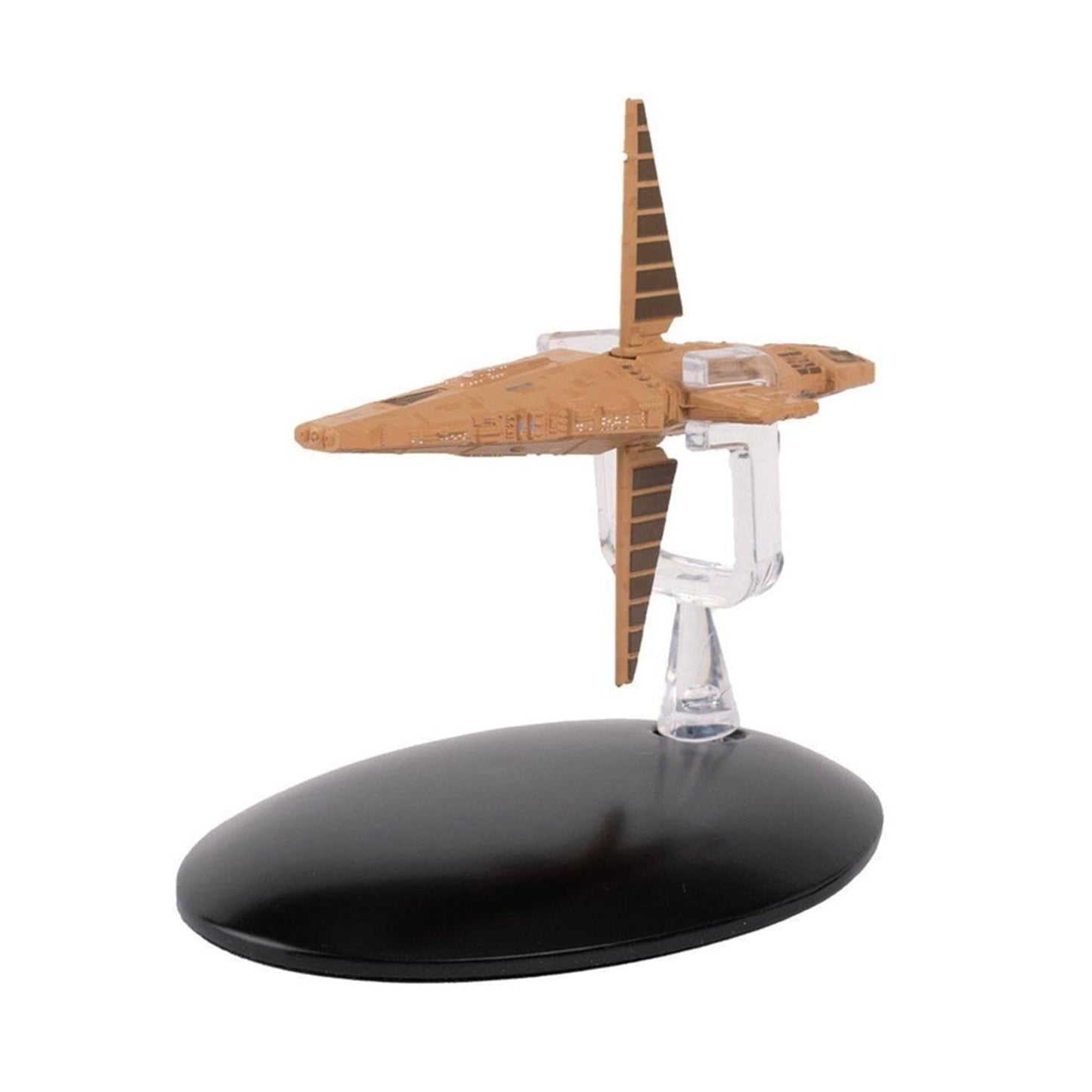 Front profile view of the Talarian Observation Craft showing its distinctive command section and propulsion assembly