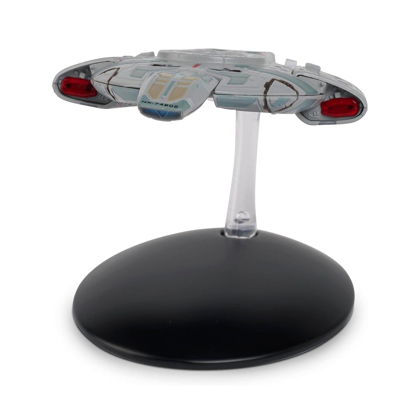 Port side profile showcasing the sleek warp nacelles and tactical hull geometry