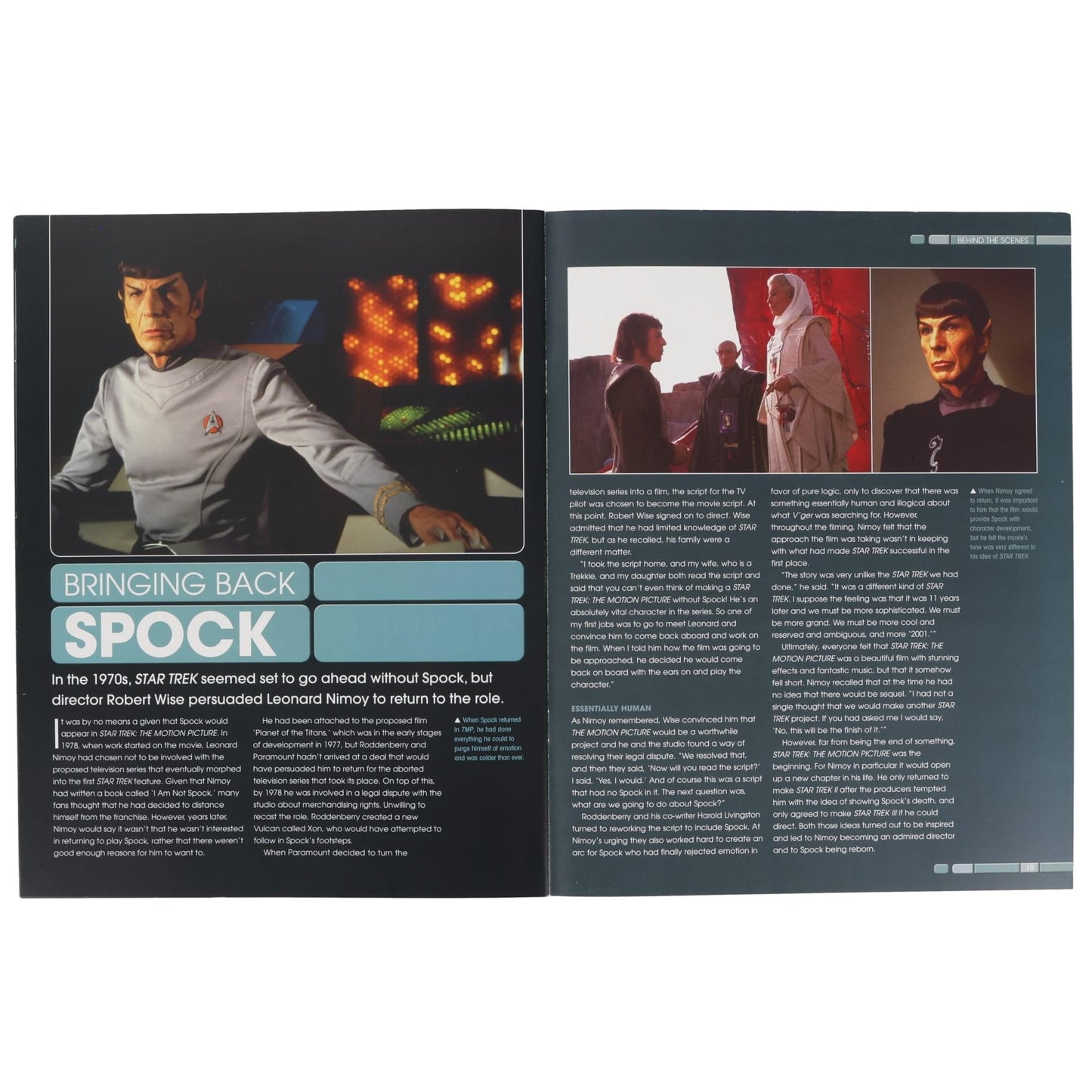 Back cover of the magazine featuring series branding and editorial publication specifications