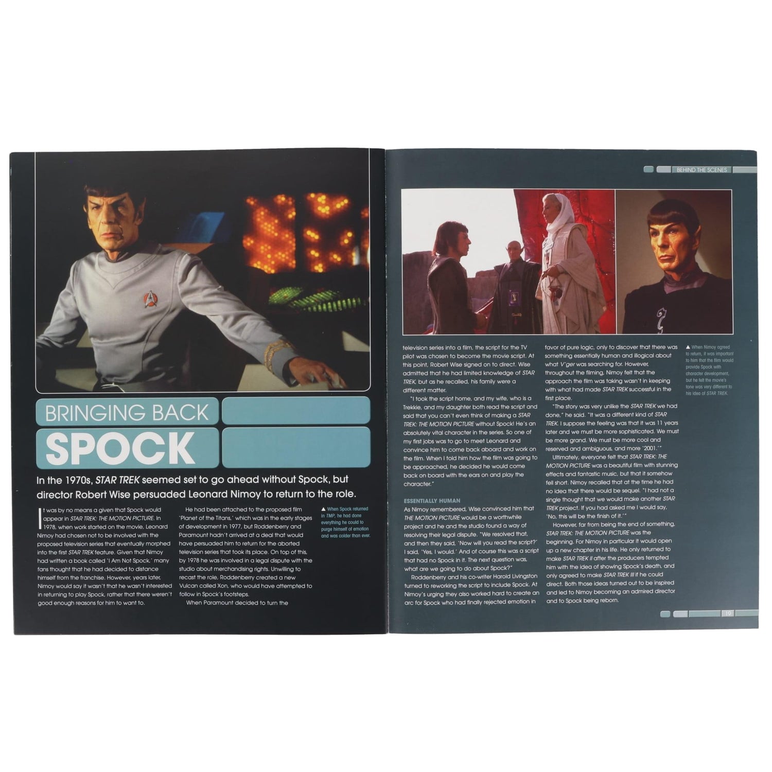 Back cover of the magazine featuring series branding and editorial publication specifications