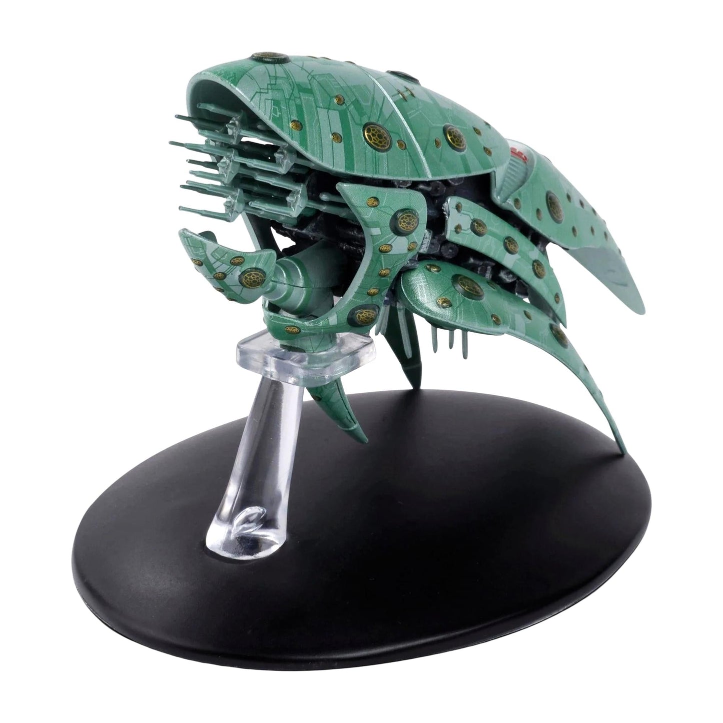 Detailed profile view of the Romulan Drone replica showing its hull geometry