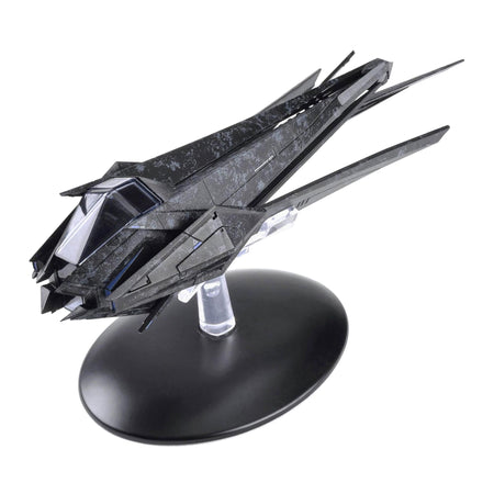 Star Trek: Discovery Baul Fighter die-cast model viewed from the front, showing its angular hull plating and weapon arrays