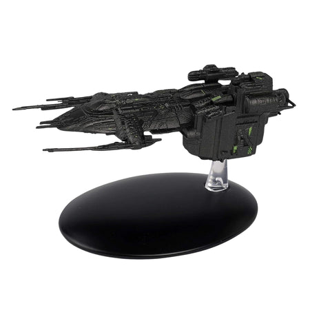 Star Trek Arctic Explorer Borgified ship replica viewed from the front quarter, showcasing hand-painted details