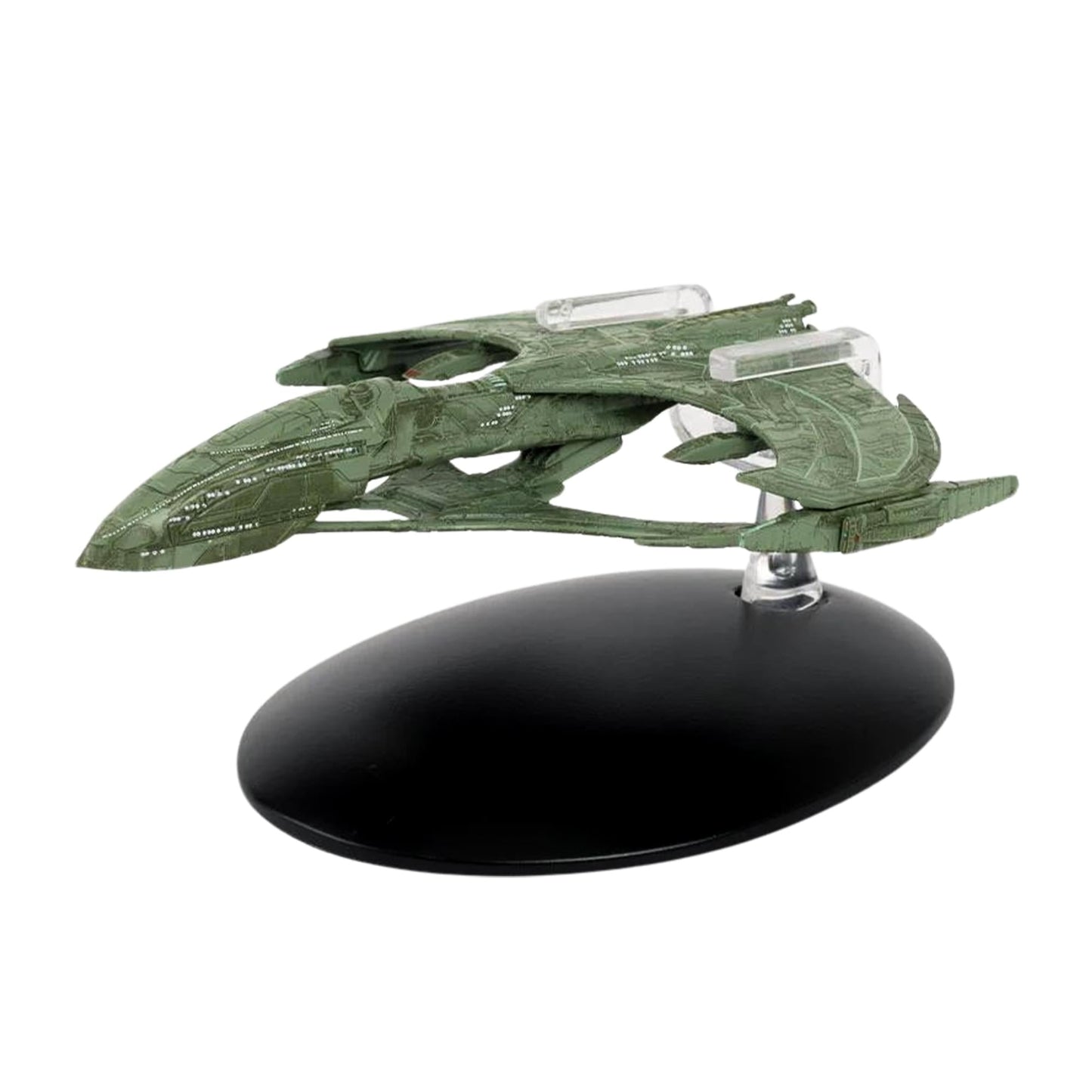 Detailed profile view of the Star Trek Aelahl starship model highlighting its hull plating