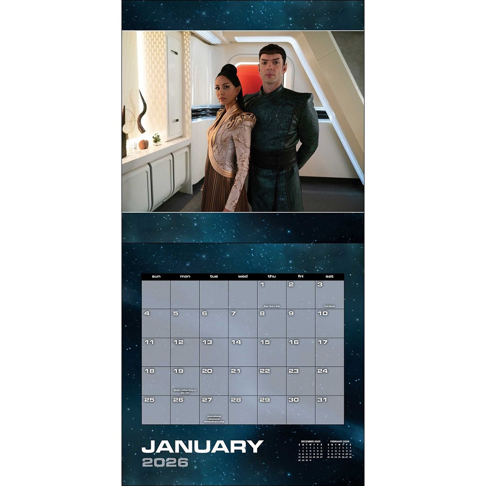 Star Trek: Strange New Worlds 2026 Wall Calendar