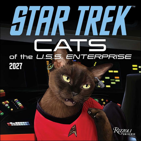 Star Trek: Cats 2027 Wall Calendar-1