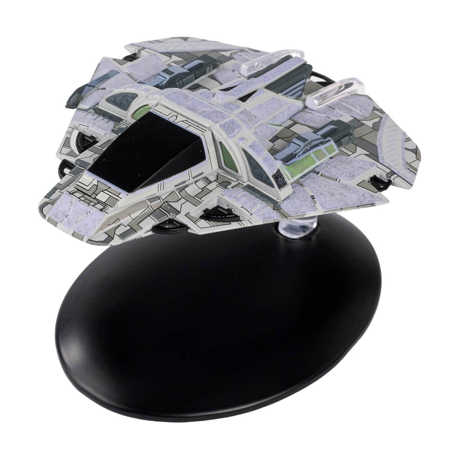 Dorsal top view of the B'omar Sovereignty starship collectible