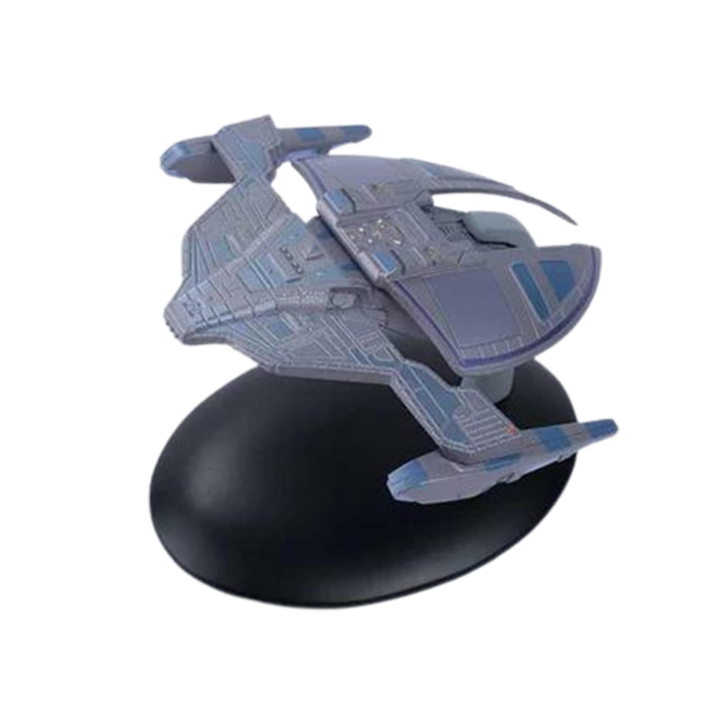 Rear view of the Jem'Hadar vessel showing engine nacelle details and intricate hand-painted accents