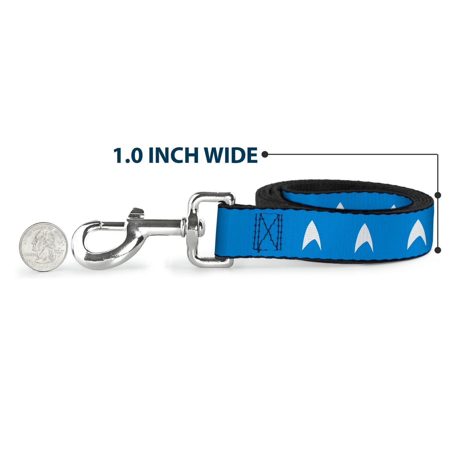 Star Trek Starfleet Insignia Dog Leash packaging and official logo
