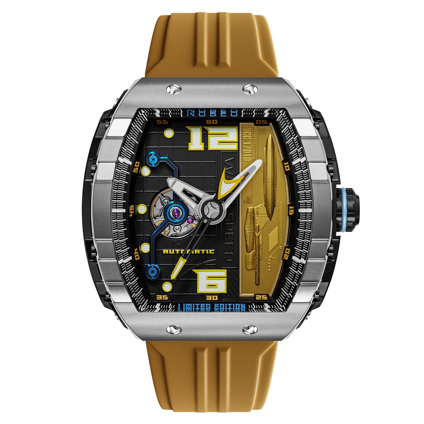 Magellan Automatic Star Trek Warp Speed Limited Edition Data Yellow