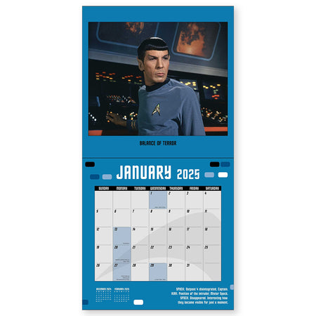 Star Trek The Original Series 2025 Wall Calendar