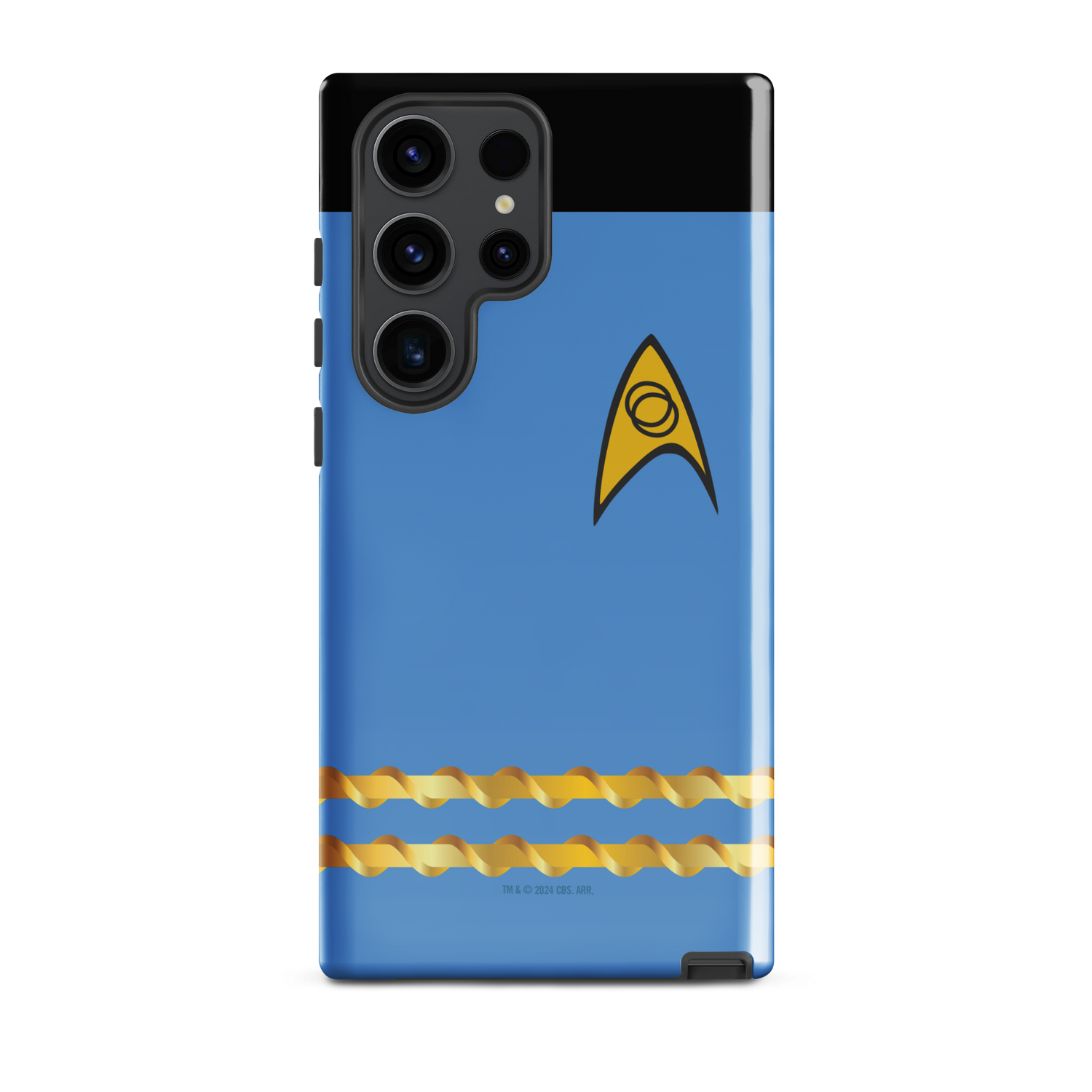 Star Trek: The Original Series Science Uniform Tough Phone Case - Samsung Samsung Galaxy S20 Ultra Star Trek: The Original Series Science Uniform Tough Phone Case - Samsung Samsung Galaxy S20 Ultra