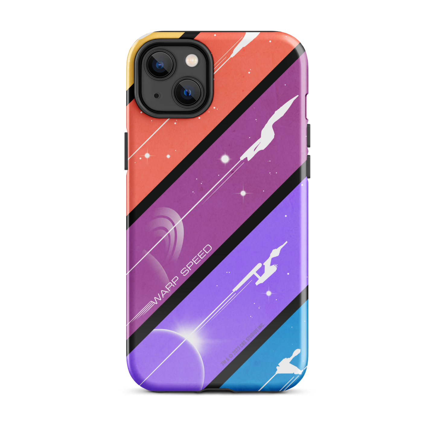 Star Trek Color Block Warp Speed Tough Phone Case - iPhone