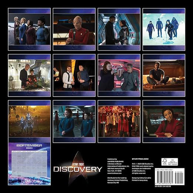 Star Trek: Discovery 2024 Wall Calendar
