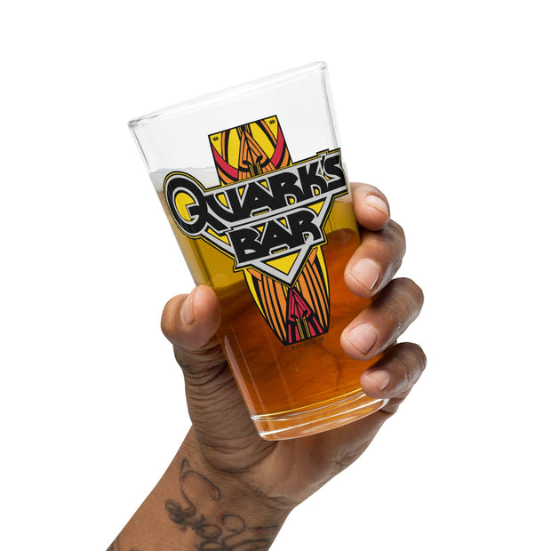 Star Trek: Deep Space Nine Quark's Bar Vintage Logo Pint Glass